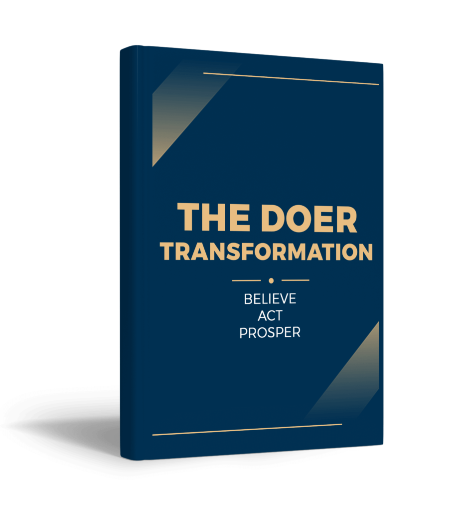 The Doer Transformation 90-Day Planner Standing One Piece